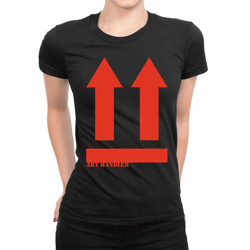 Limited Edition Art Handler Ladies Fitted T-Shirt by Inmamlil638 | Artistshot