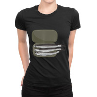 Anchovy Eater Loves Anchovies Canned Fish Food Pizza Ladies Fitted T-shirt | Artistshot