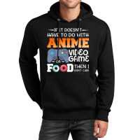 Anime Video Game Or Food Unisex Hoodie | Artistshot