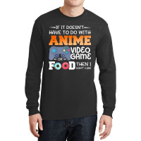 Anime Video Game Or Food Long Sleeve Shirts | Artistshot