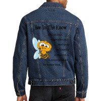 Trending Bee In The Know Save And Protect The Bees Environment Men Denim Jacket | Artistshot