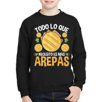 Arepa Maker Colombian Food Venezuelan Traditional Hispanic Youth Sweatshirt | Artistshot