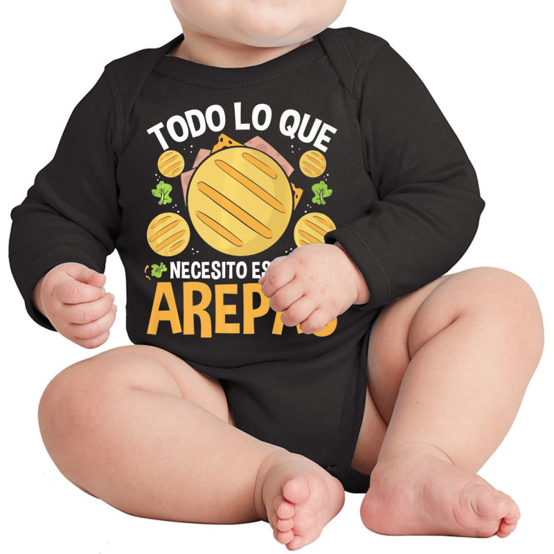 Arepa Maker Colombian Food Venezuelan Traditional Hispanic Long Sleeve Baby Bodysuit by namnguyen | Artistshot