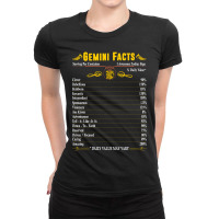 Gemini Facts Zodiac Ladies Fitted T-shirt | Artistshot