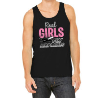 Real Girls Fly Airplanes For Dark Tank Top | Artistshot