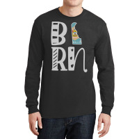 Trending Born Delaware In Art Block Letters Long Sleeve Shirts | Artistshot