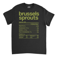 Brussels Sprouts Nutrition Facts Thanksgiving Christmas Food Classic T-shirt | Artistshot