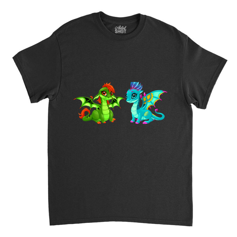 Artistshot Hot Trend Baby Dragons With Cute Eye Classic T-shirt | Artistshot