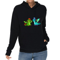 Artistshot Hot Trend Baby Dragons With Cute Eye Lightweight Hoodie | Artistshot