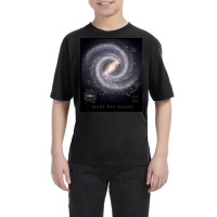 Milky Way Galaxy Map Youth Tee | Artistshot