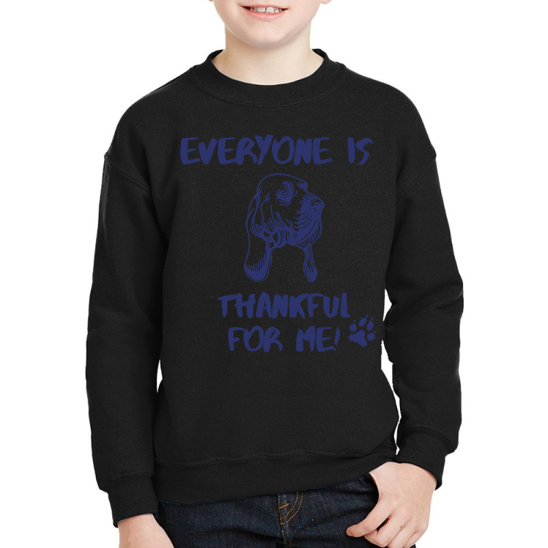 Artistshot Limited Edition Blood Hound Dog Thanksgiving Day Youth Sweatshirt by mckeebeckett3l9yxd | Artistshot