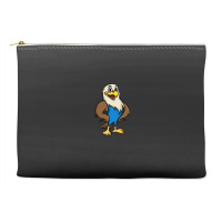 Cute Anthropomorphic Human-like Cartoon Character Bald Eagle In Clothe Accessory Pouches | Artistshot