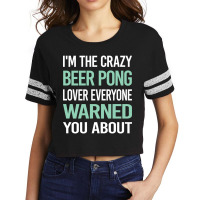 Artistshot Trending Crazy Lover Beer Pong Scorecard Crop Tee | Artistshot