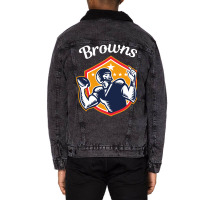 Browns Coach Kevin Stefanski Unisex Sherpa-lined Denim Jacket | Artistshot