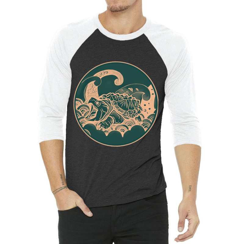 Limited Edition Alligator Snapping Turtle - Reptile - Nature - Snappin 3/4 Sleeve Shirt | Artistshot