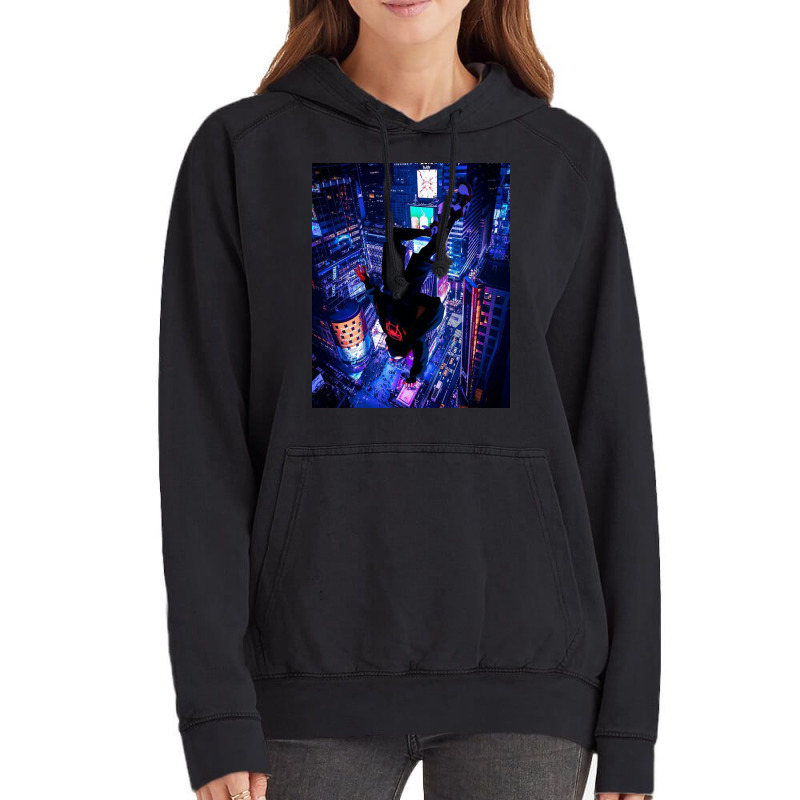 Flay Miles Morales Poster Vintage Hoodie by poulincindyy | Artistshot