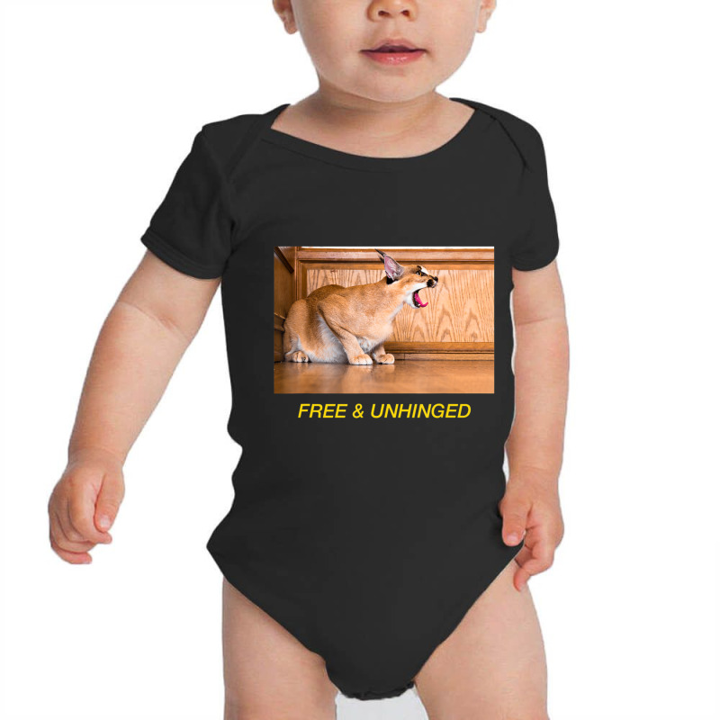 Cat Caracal Big Floppa Joke Ironic Humor Baby Bodysuit by longho | Artistshot