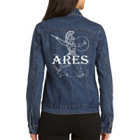 Ares Greek Mythology Ladies Denim Jacket | Artistshot