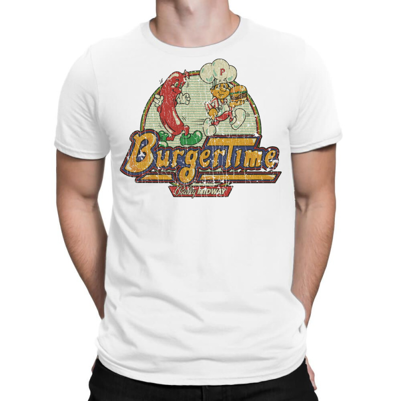 Burgertime 1982 Stars T-Shirt by xsavvakuistih | Artistshot