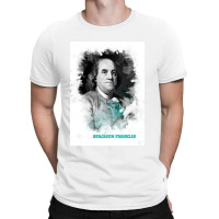 Benjamin Franklin Painting Art T-shirt | Artistshot