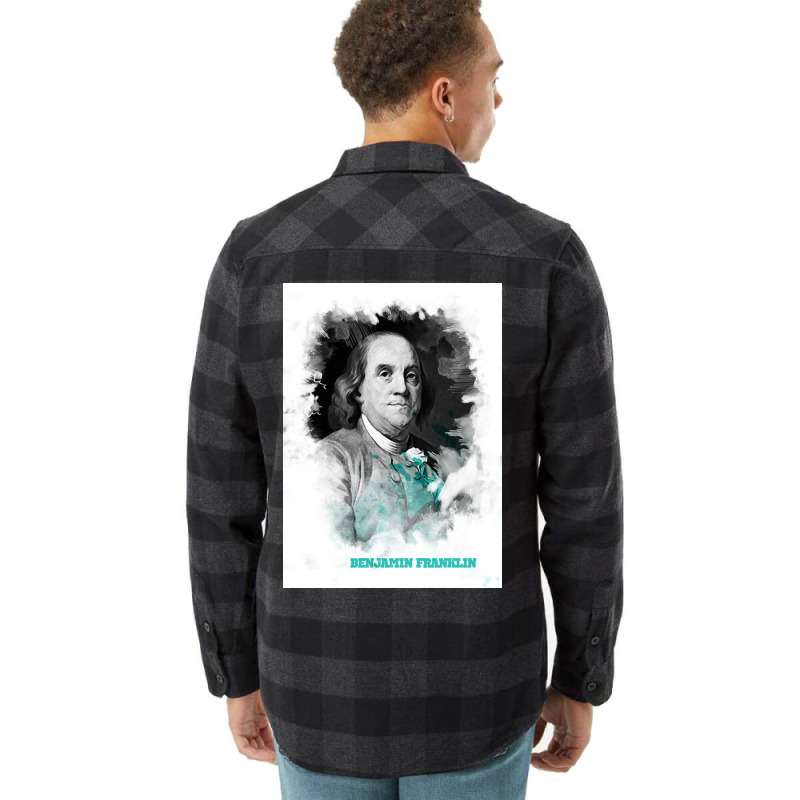 Benjamin Franklin Painting Art Flannel Shirt | Artistshot