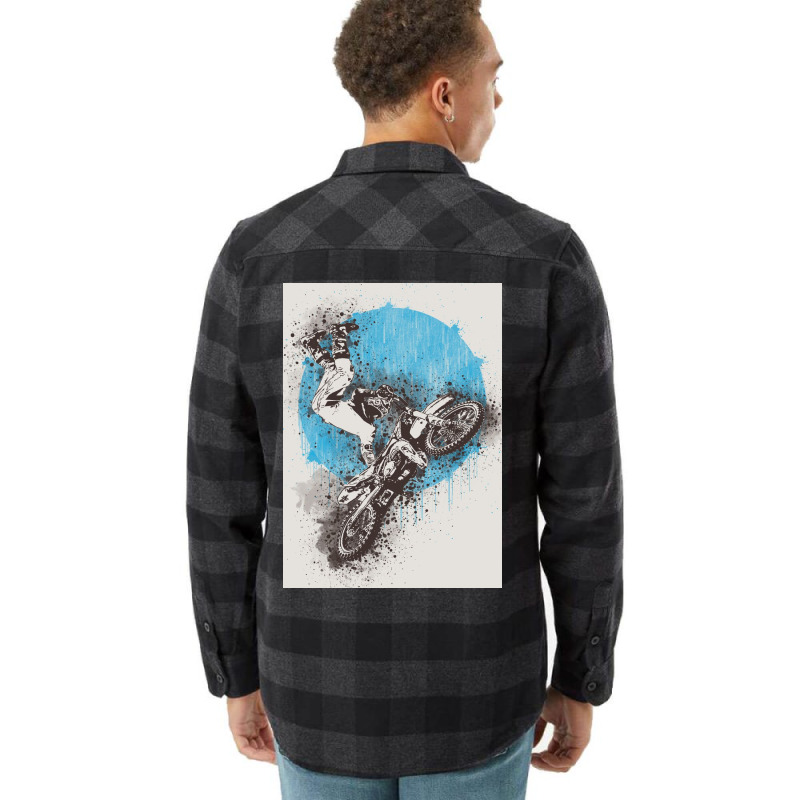 Motocross Extreme Sport Flannel Shirt | Artistshot