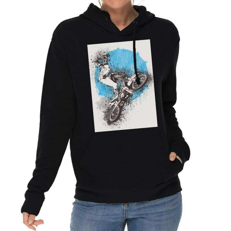 Motocross Extreme Sport Lightweight Hoodie | Artistshot