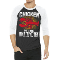 Chicken Ditch Crawfish Cajun Crayfish Food Party 3/4 Sleeve Shirt | Artistshot