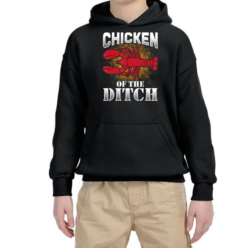 Chicken Ditch Crawfish Cajun Crayfish Food Party Youth Hoodie | Artistshot