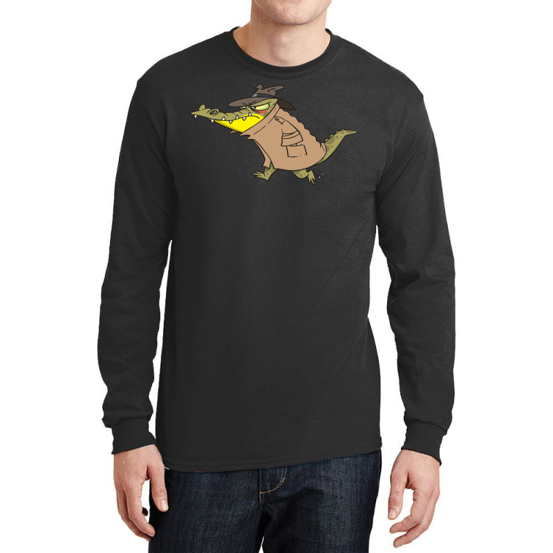 Aligator Crocodile Cartoon Long Sleeve Shirts | Artistshot