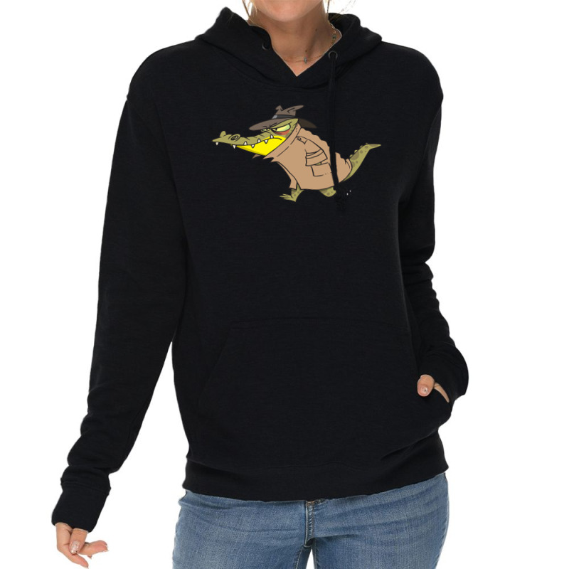 Aligator Crocodile Cartoon Lightweight Hoodie | Artistshot