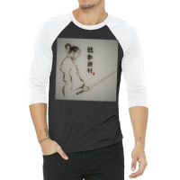 Samurai Sword. 3/4 Sleeve Shirt | Artistshot