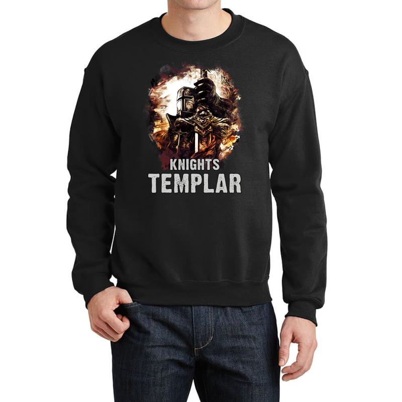 Knights Templar  The Order Of The Knights Of The Temple Of Solomon Crewneck Sweatshirt by ragynocedep | Artistshot