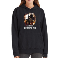 Knights Templar  The Order Of The Knights Of The Temple Of Solomon Vintage Hoodie | Artistshot