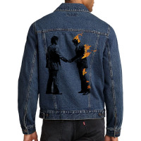 Wish You Were Here Hipster Men Denim Jacket | Artistshot