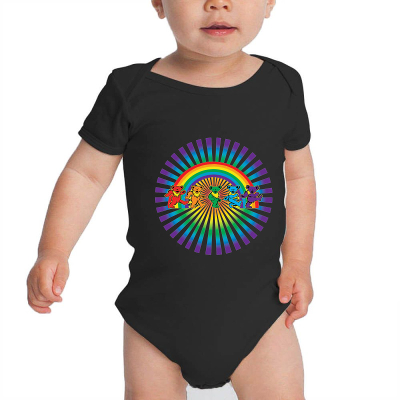 Circle Bear Dead Baby Bodysuit | Artistshot