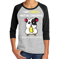 Cracka-lackin Turophile Or Cheese Addict Youth 3/4 Sleeve | Artistshot