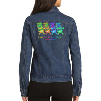 Autism Awareness T  Shirt Pineapple Dab Autism Awareness T  Shirt Ladies Denim Jacket | Artistshot