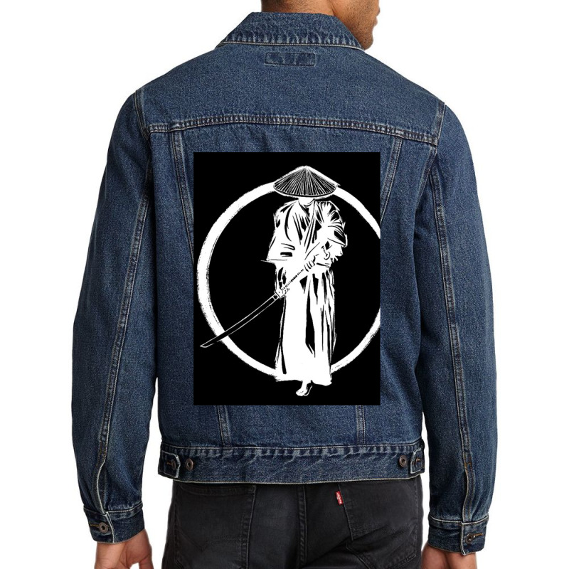 Samurai Warrior 1 Men Denim Jacket by apolitery | Artistshot