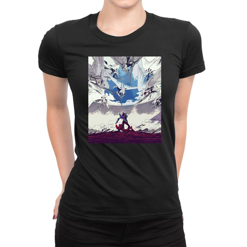 Neon Genesis Evangelion Ladies Fitted T-Shirt by paulasilver | Artistshot