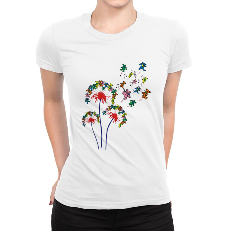 Dandelions Dead Ladies Fitted T-Shirt by LeanneDoyle | Artistshot