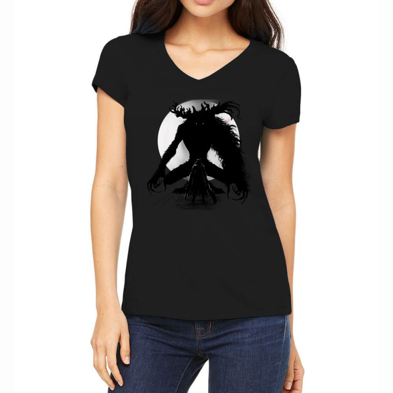 Time To Hunt Women's V-Neck T-Shirt by SaraBachmann | Artistshot