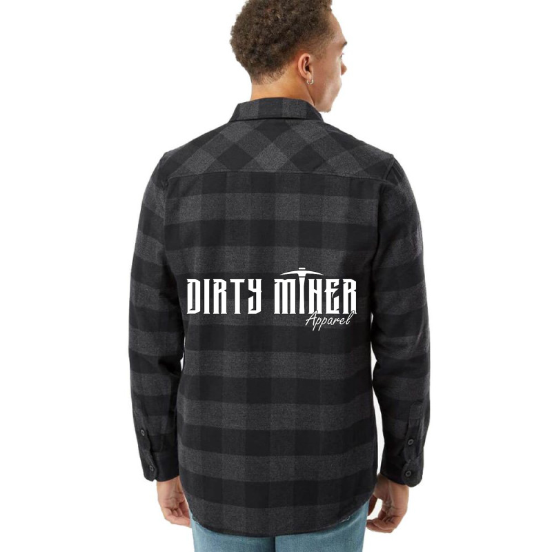 Dirty Miner White Gold Digger Flannel Shirt | Artistshot