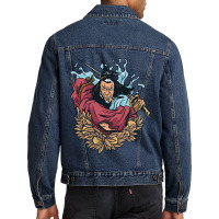 Samurai Warrior 20 Men Denim Jacket | Artistshot