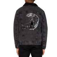 Samurai Warrior 8 Unisex Sherpa-lined Denim Jacket | Artistshot