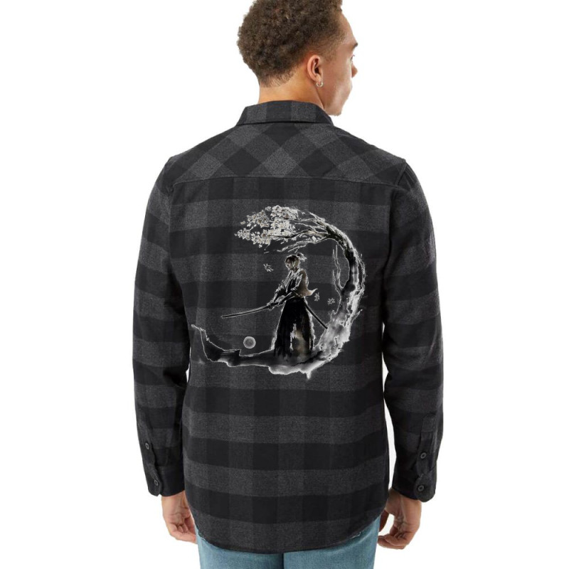 Samurai Warrior 8 Flannel Shirt by apolitery | Artistshot