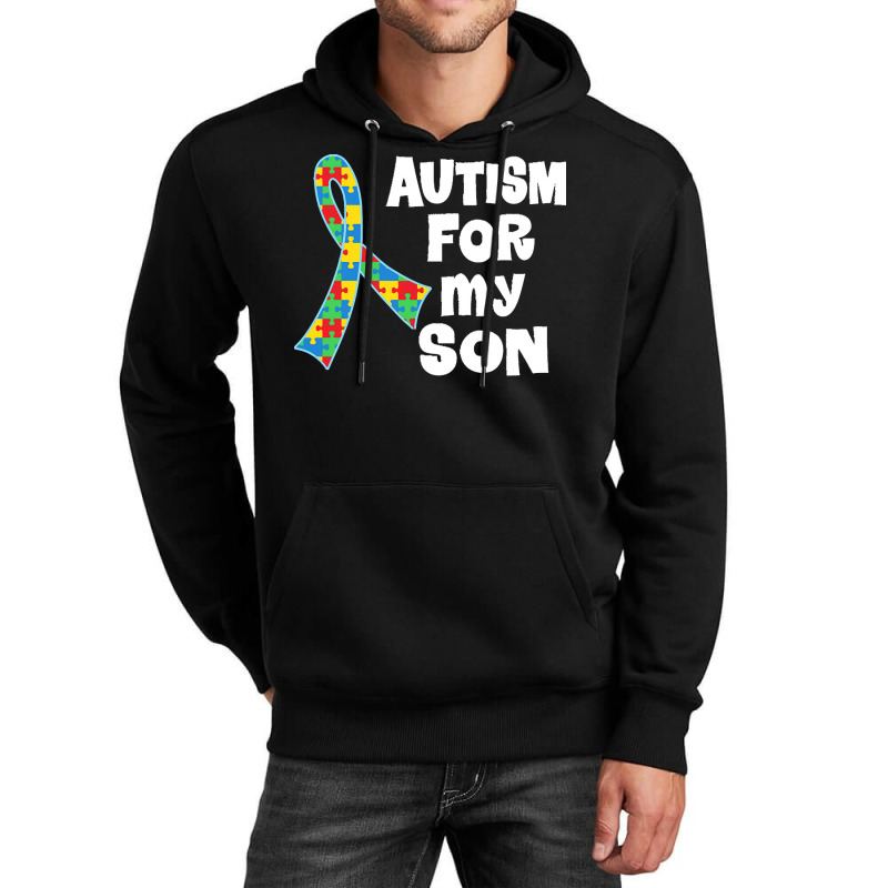 Autism Son T  Shirt Autism Ribbon For Son T  Shirt Unisex Hoodie by vmcdermott132 | Artistshot