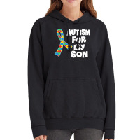 Autism Son T  Shirt Autism Ribbon For Son T  Shirt Vintage Hoodie | Artistshot