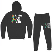 Autism Son T  Shirt Autism Ribbon For Son T  Shirt Hoodie & Jogger Set | Artistshot