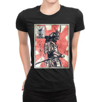 Samurai Warrior Duvet Covers Ladies Fitted T-shirt | Artistshot